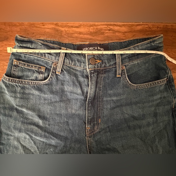 Veronica Beard Haizley Wide-Leg Jeans 100% Cotton - Picture 5 of 9